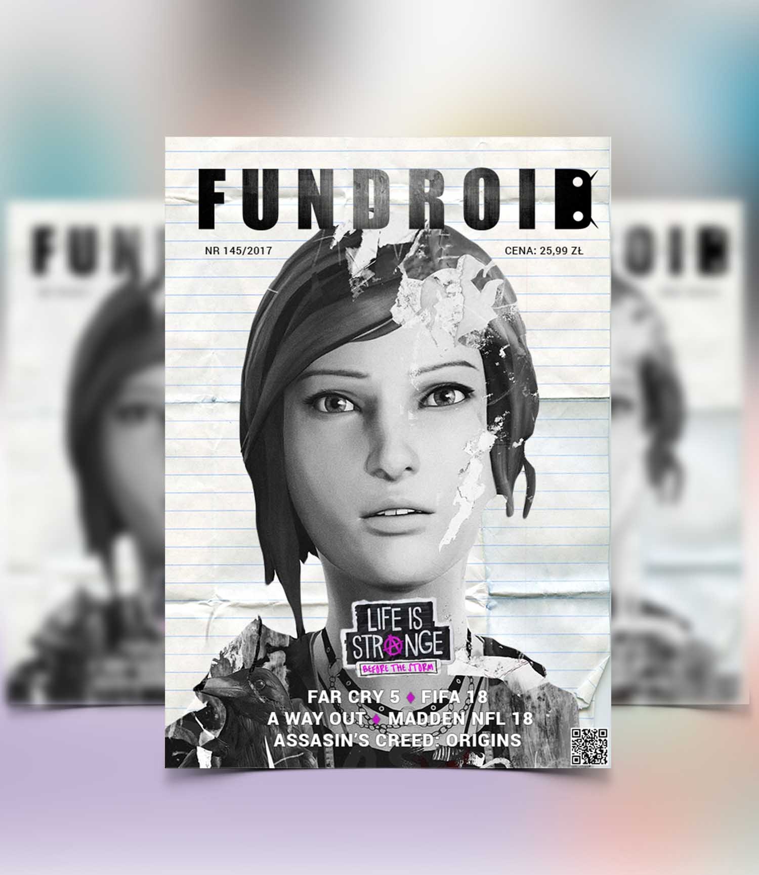 Fundroid — okładka i skład magazynu — projekt Marcina Dziubaka